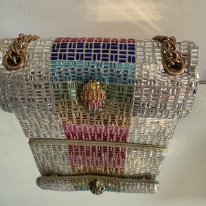 Kurt Geiger Mini Kensington Rainbow Crystals Bag New without tags